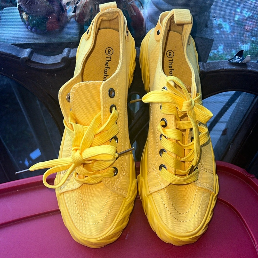Yellow shoes for sale